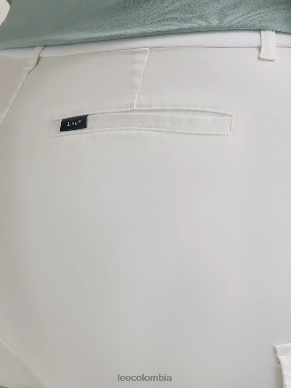 Lee mujer ultra lux con skimmer de carga relajado y flexible (más) blanco ropa Z6H6F443 - Image 4