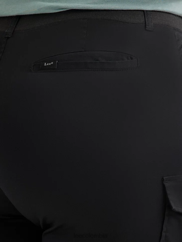 Lee mujer ultra lux con skimmer de carga relajado y flexible (más) negro ropa Z6H6F445 - Image 4