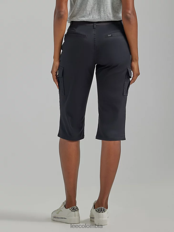 Lee mujer ultra lux con skimmer de carga relajado y flexible negro ropa Z6H6F430 - Image 2