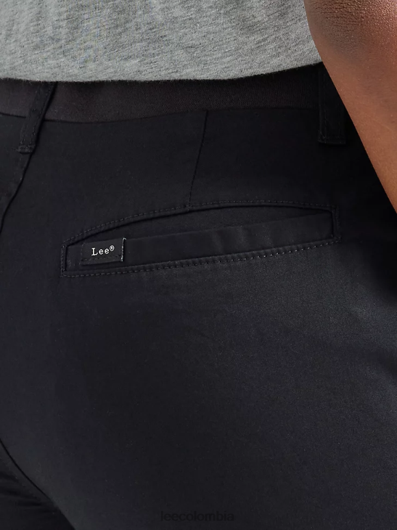 Lee mujer ultra lux con skimmer de carga relajado y flexible negro ropa Z6H6F430 - Image 4