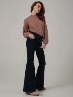 Lee mujer Vaqueros acampanados Ever Fit de talle alto, modernos y vintage noche de invierno ropa Z6H6F145 - Image 4
