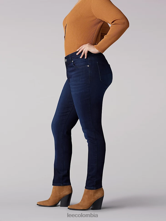 Lee mujer Vaqueros ajustados y esculpidos (más) ruiseñor ropa Z6H6F94 - Image 3