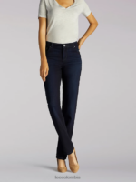Lee mujer Vaqueros elásticos de pierna recta y ajuste relajado (pequeño) niágra ropa Z6H6F101
