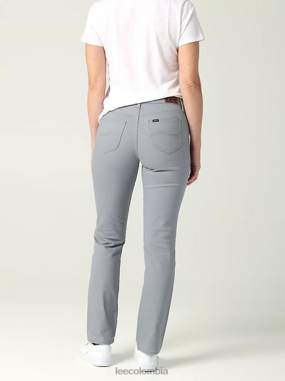 Lee mujer Vaqueros legendarios de corte regular y pernera recta gris dover ropa Z6H6F46 - Image 2
