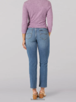Lee mujer Vaqueros rectos ajustados ultra lux comfort (petite) unión ropa Z6H6F48 - Image 2