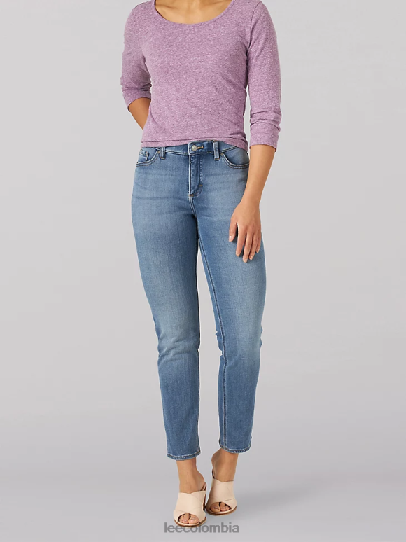 Lee mujer Vaqueros rectos ajustados ultra lux comfort (petite) unión ropa Z6H6F48 - Image 1