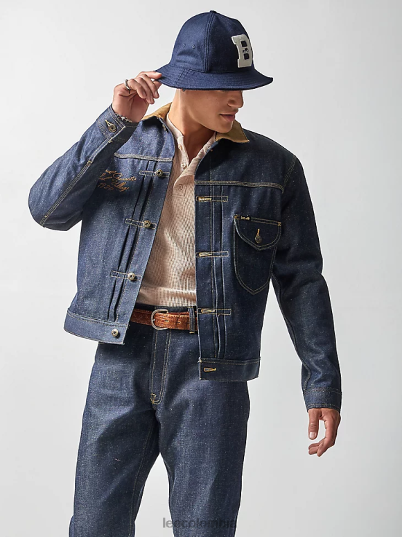 Lee x The Brooklyn Circus hombres chaqueta vaquera años 30 orillo índigo ropa Z6H6F1143 - Image 1