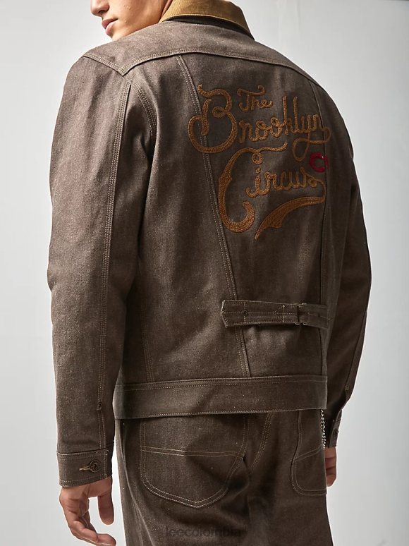 Lee x The Brooklyn Circus hombres chaqueta vaquera años 30 orillo marrón ropa Z6H6F1142 - Image 3