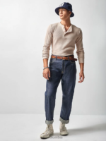 Lee x The Brooklyn Circus hombres jean vaquero 101b con hebilla trasera orillo índigo ropa Z6H6F604