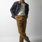 Lee x The Brooklyn Circus hombres pantalón con cordón caqui oscuro ropa Z6H6F833