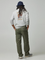 Lee x The Brooklyn Circus hombres pantalón con cordón oliva apagado ropa Z6H6F832 - Image 2