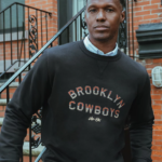 Lee x The Brooklyn Circus hombres sudadera con gráfico de vaqueros negro ropa Z6H6F959