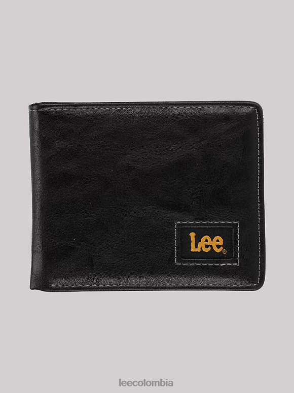Lee hombres juego de 2 piezas de billetera plegable delgada negro accesorio Z6H6F1165