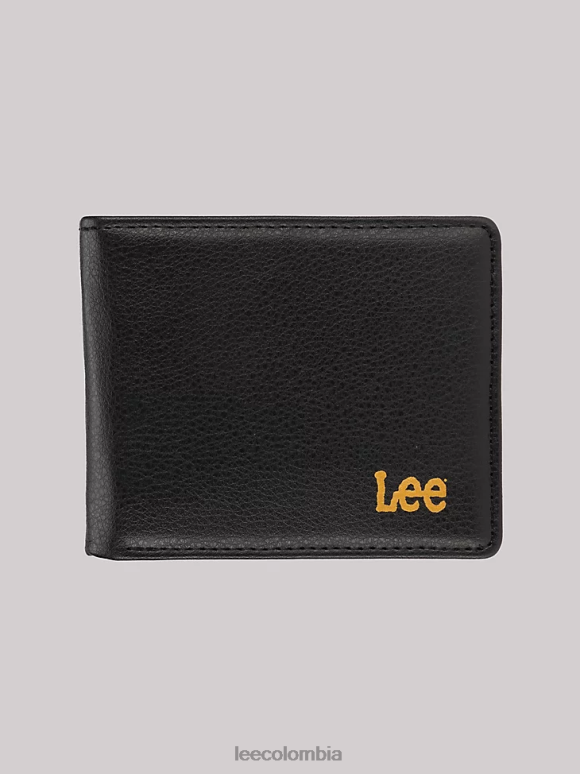 Lee hombres juego de 2 piezas de cartera plegable Pebble negro accesorio Z6H6F1161