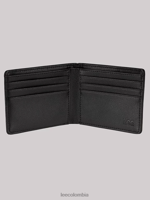 Lee hombres juego de 2 piezas de cartera plegable Pebble negro accesorio Z6H6F1161