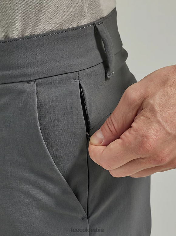 Lee hombres rendimiento de movimiento extremo corto carbón ropa Z6H6F1113