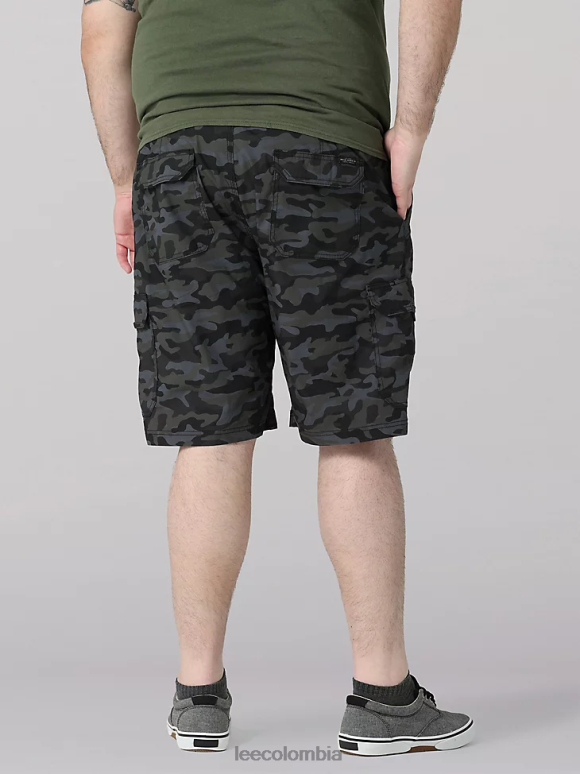 Lee hombres cruce de caminos de movimiento extremo corto (grande y alto) camuflaje negro ropa Z6H6F1018