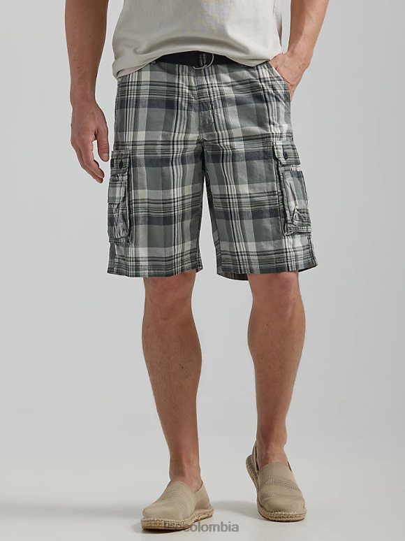 Lee hombres pantalón cargo wyoming cuadros verde oliva ropa Z6H6F964