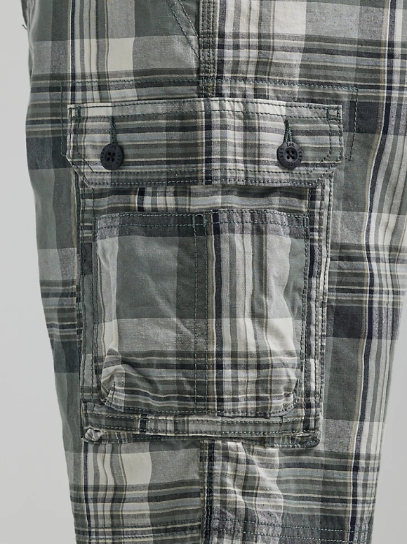 Lee hombres pantalón cargo wyoming cuadros verde oliva ropa Z6H6F964