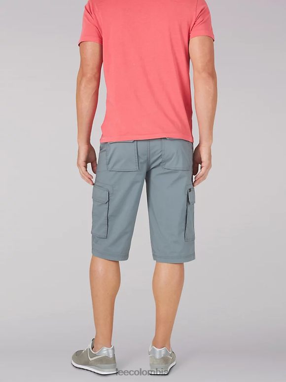 Lee hombres pantalón corto cargo cameron de movimiento extremo y ajuste relajado gris tecnología ropa Z6H6F982