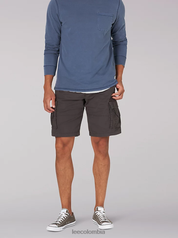 Lee hombres pantalón corto carolina cargo de movimiento extremo gris mortero ropa Z6H6F987