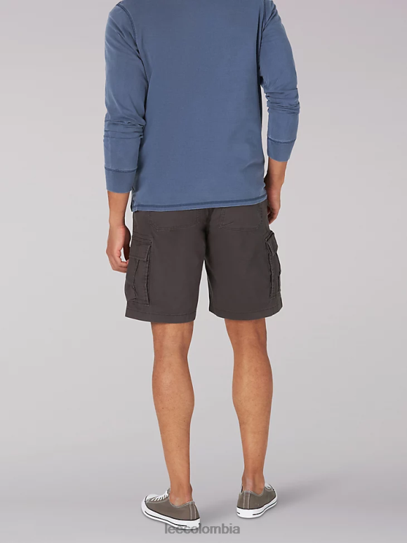 Lee hombres pantalón corto carolina cargo de movimiento extremo gris mortero ropa Z6H6F987