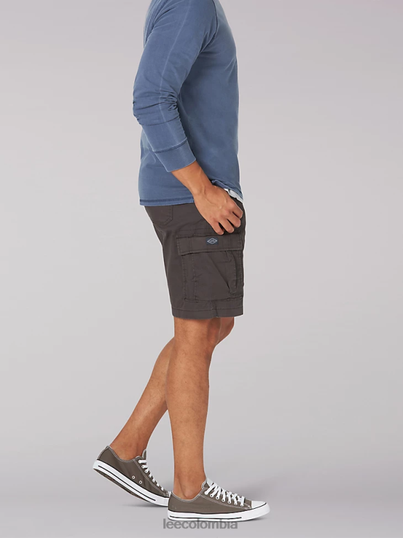 Lee hombres pantalón corto carolina cargo de movimiento extremo gris mortero ropa Z6H6F987