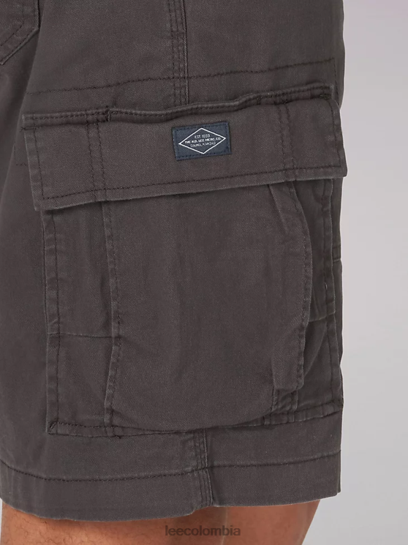Lee hombres pantalón corto carolina cargo de movimiento extremo gris mortero ropa Z6H6F987