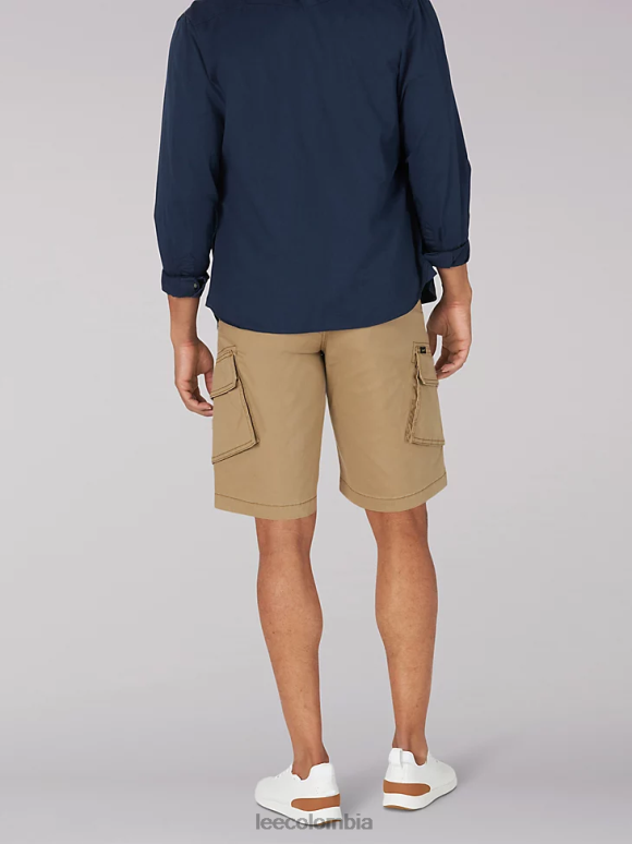 Lee hombres pantalón corto tipo cargo brooklyn oscar caqui ropa Z6H6F995