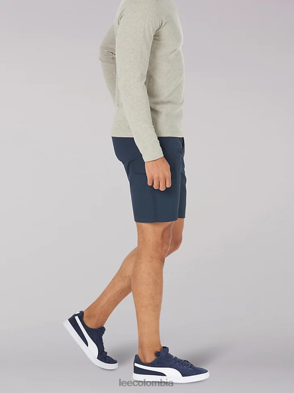 Lee hombres pantalón corto tipo cargo triflex azul marino oscuro ropa Z6H6F1037