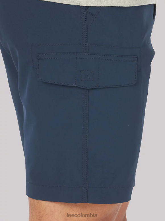 Lee hombres pantalón corto tipo cargo triflex azul marino oscuro ropa Z6H6F1037