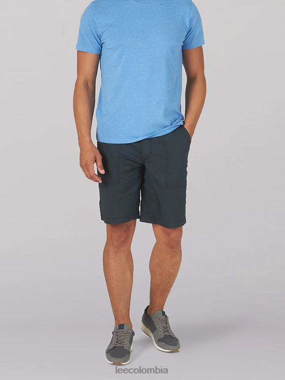 Lee hombres pantalón corto utilitario con bolsillo profundo y movimiento extremo carbón ropa Z6H6F1028