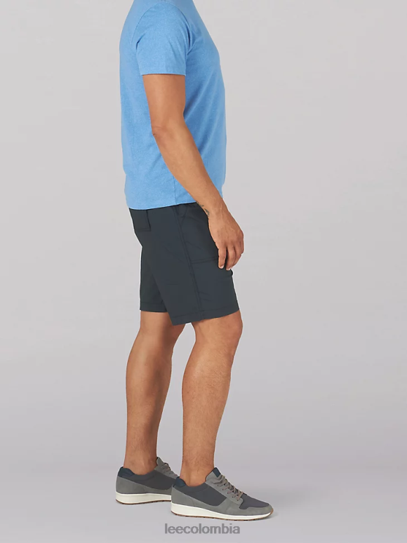 Lee hombres pantalón corto utilitario con bolsillo profundo y movimiento extremo carbón ropa Z6H6F1028