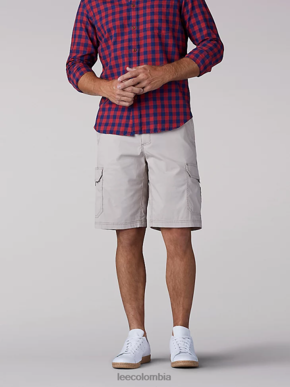 Lee hombres pantalones cortos de cruce de movimiento extremo piedra ropa Z6H6F1007