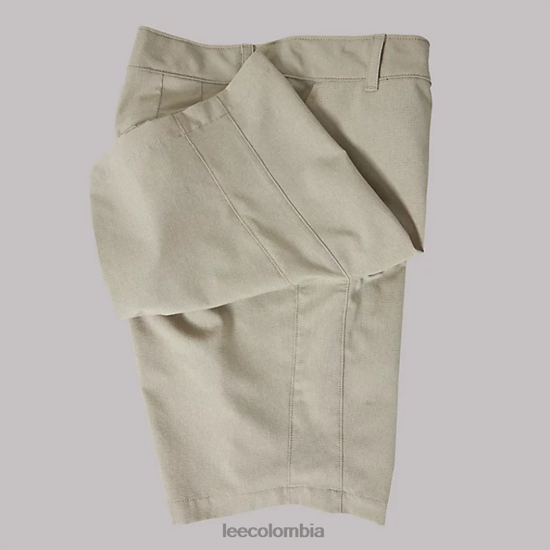 Lee hombres flujo de aire corto brezo caqui ropa Z6H6F1098