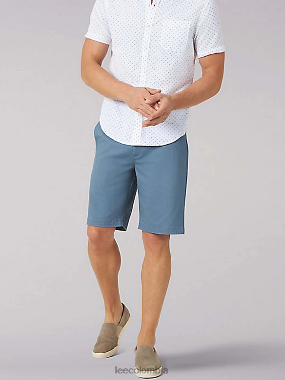 Lee hombres movimiento extremo corto espejismo azul ropa Z6H6F1082