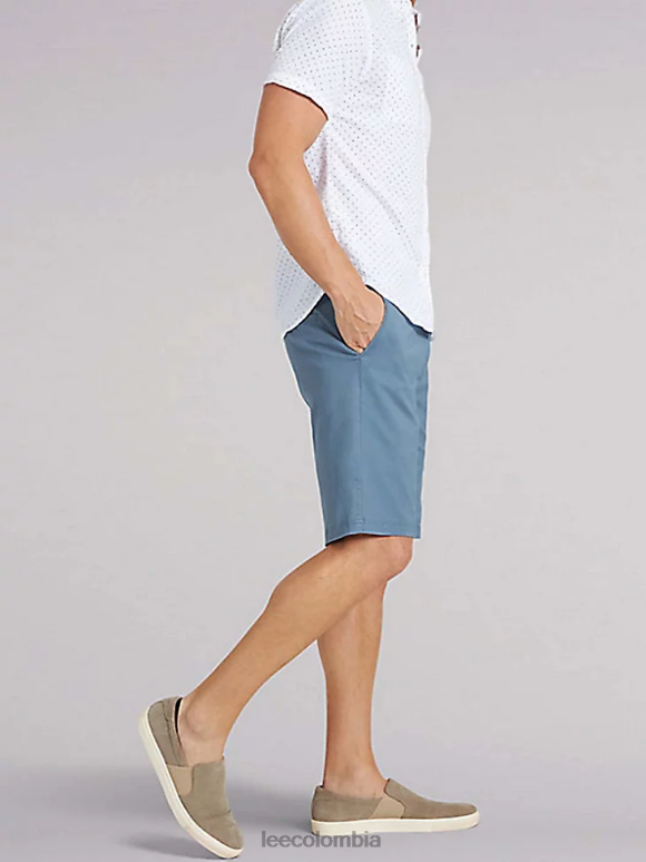Lee hombres movimiento extremo corto espejismo azul ropa Z6H6F1082
