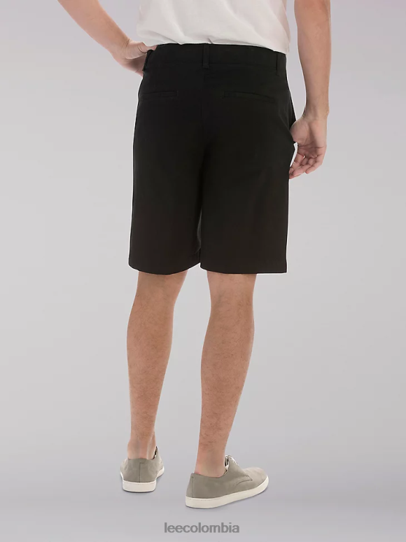 Lee hombres movimiento extremo corto (grande y alto) negro ropa Z6H6F1105