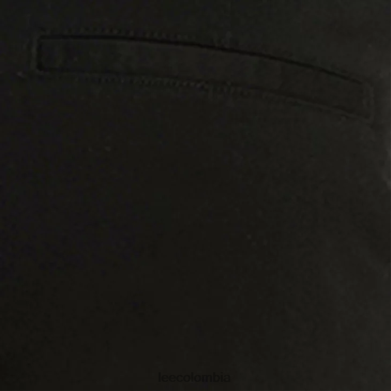 Lee hombres movimiento extremo corto (grande y alto) negro ropa Z6H6F1105