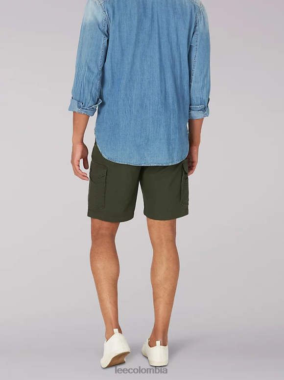 Lee hombres movimiento extremo, golpe corto oliva frontera ropa Z6H6F1093