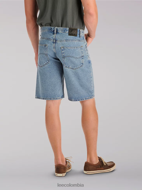 Lee hombres pantalones cortos de ajuste regular piedra ligera ropa Z6H6F1086