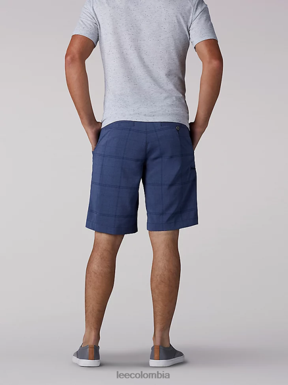 Lee hombres pantalones cortos triflex océano azul ropa Z6H6F1068