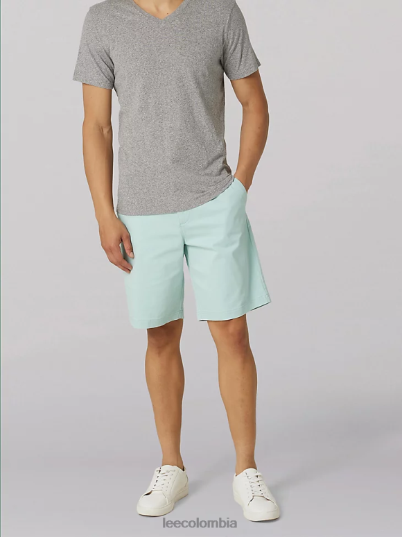 Lee hombres short de frente plano de movimiento extremo Mar verde ropa Z6H6F1081
