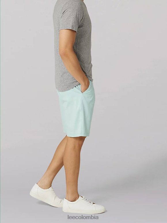 Lee hombres short de frente plano de movimiento extremo Mar verde ropa Z6H6F1081