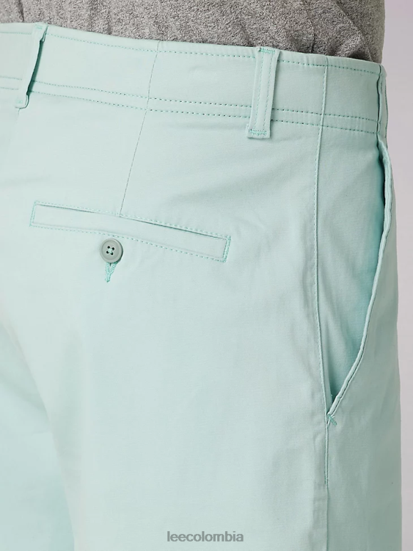 Lee hombres short de frente plano de movimiento extremo Mar verde ropa Z6H6F1081