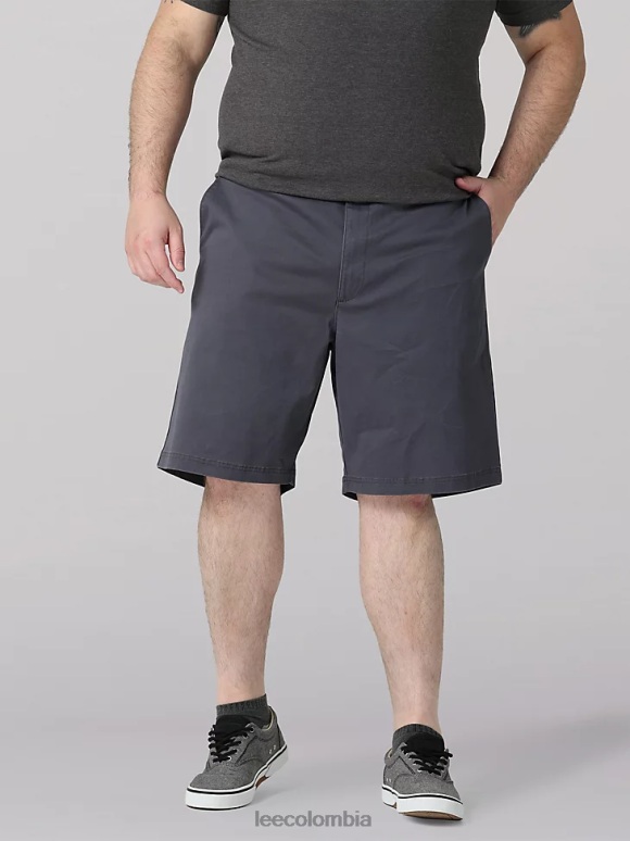 Lee hombres short de frente plano mvp de movimiento extremo carbón ropa Z6H6F1102