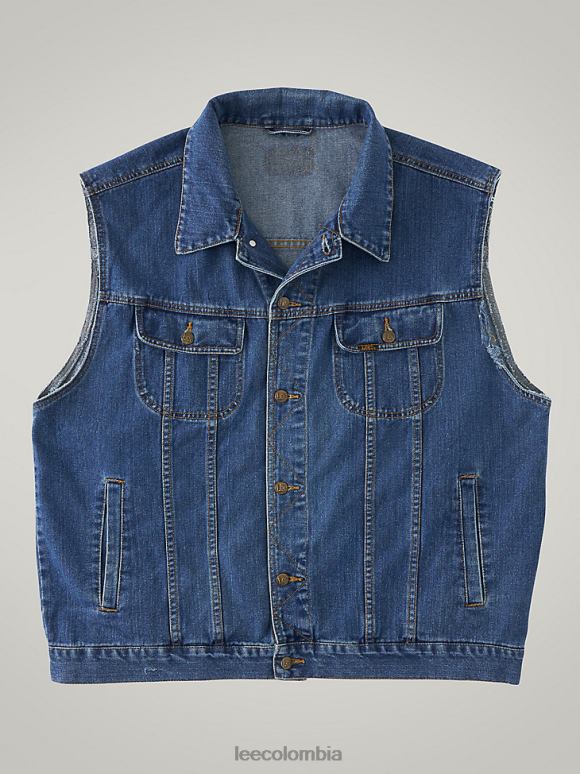 Lee hombres chaleco de jinete vintage rv26 (talla xxl) Denim oscuro ropa Z6H6F1141