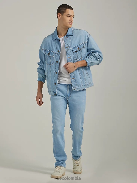 Lee hombres chamarra de mezclilla holgada frío como el hielo ropa Z6H6F1122