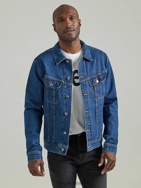 Lee hombres chaqueta de jinete legendaria medio oscuro ropa Z6H6F1118