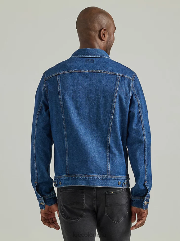 Lee hombres chaqueta de jinete legendaria medio oscuro ropa Z6H6F1118